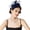 A1_Navy, variant on VISALY Fascinators Hat Hair Clip Headband Flower Mesh Ribbons Tea Party Headwear Mesh Pillbox Bridal Hat Derby Fascinator Headpiece Feather Mesh Wedding Fascinator Wedding Headwear White One Size