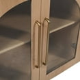 thumbnail image 6 of Jofran Archimedes 60" Curved Arch Four Door Sideboard Storage Cabinet, 6 of 9