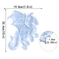 thumbnail image 3 of Dragon Silicone Mold for Epoxy Resin Resin Casting 3D Animals Statue Wall Hanging Home Decor Resin Crafting DIY Project Gift for Men Woman Holiday Birthday Party Room Decor, 3 of 8