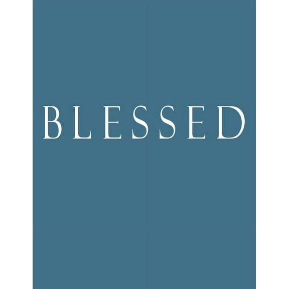 Blessed: Decorative Book to Stack Together on Coffee Tables, Bookshelves and Interior Design - Add Bookish Charm Decor to Your Home - Stack Deco Books together to create Your unique Fashion Design sty
