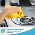 thumbnail image 2 of HLONK 50pcs Ultra-Soft Microfiber Cleaning Cloths - Quick-Dry  Absorbent & Streak-Free  Fade-Resistant  Lightweight & Durable - Reusable Multi-Purpose Rags for Kitchen  Bathroom  Car  Gla, 2 of 5