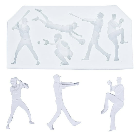 O'Creme Silicone Fondant Mold, Baseball