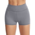 thumbnail image 1 of Gibobby Falda Shorts Mujer Pantalones deportivos de cintura alta para mujer, pantalón liso, a la moda(Gris, M), 1 of 3