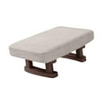 thumbnail image 1 of GROWTH TANK Small Ottoman Decor Bench Rectangle Step Stool for Entryway Dorm Living Room Plain Color, 1 of 9