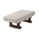 thumbnail image 1 of Pequeño banco decorativo minimalista otomano moderno rectangular taburete escalón para Color llano, 1 of 9