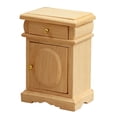 thumbnail image 2 of 1: 12 muebles en miniatura para , Mini de noche pequeña para decoración de mesa de arena, modelo DIY, suministros de colección Macarena Cabecera en miniatura, 2 of 8