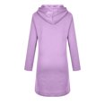 thumbnail image 7 of Hfyihgf Plus Size Hoodies Coats for Women Trendy Zip Up Hooded Hoodie Solid Color Long Sweatshirts Jacket Fall Winter Clothes Z1-Light Purple M, 7 of 7