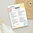 thumbnail image 3 of DONUT Baby Shower Games — WHAT'S ON YOUR PHONE Baby Shower Game — Pack of 25, Doughnut Theme Baby Shower, Couples Co-ed Shower Activity G850-PHN, 3 of 6