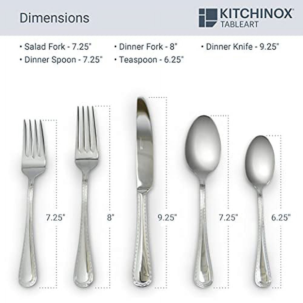 Kitchinox I Edition 20-Piece Flatware Set, Service for 4, Seaport