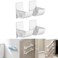 thumbnail image 3 of 4X Wall Mounted Self-adhesive Trash Bags Storage Rack Film Wrap Organizer Holder, 3 of 8