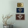 thumbnail image 4 of Signs ByLITA Classic Framed, Gas Shut Off Valve Sign (Blue) - Small, 4 of 5