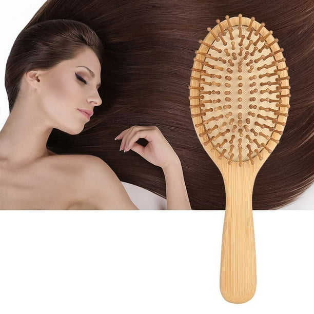 Peine de Madera Jadeshay cepillo de Madera maciza masaje del cabello cuero cabelludo