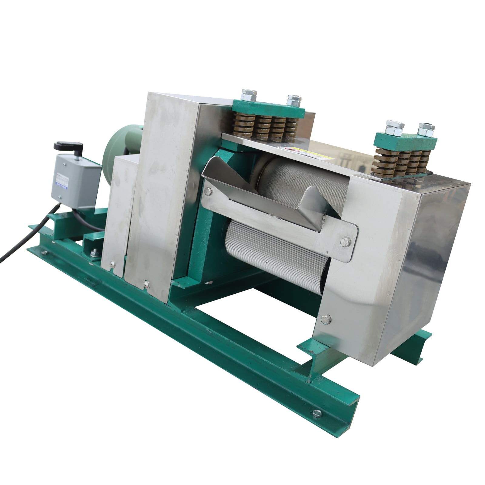 Industrial 3 Rollers Electric Sugarcane Juicer Stainless Steel Sugar Cane Press Juice Machine 220V 3500W