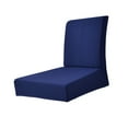 thumbnail image 1 of Funda para silla de banquete, decoración para bodas, fiestas, impermeable, color azul Azul oscuro, 1 of 5