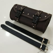 CIMAXIC motorcycle tool bag universal Saddlebag PU Leather Maximum Storage Outdoor Use 1Set