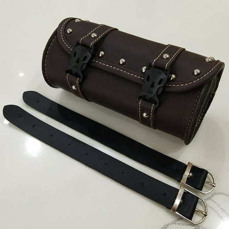 LEORX 1Pcs Saddlebag Black Universal Motorcycle Saddlebags with Maximum Storage for Outdoor Use