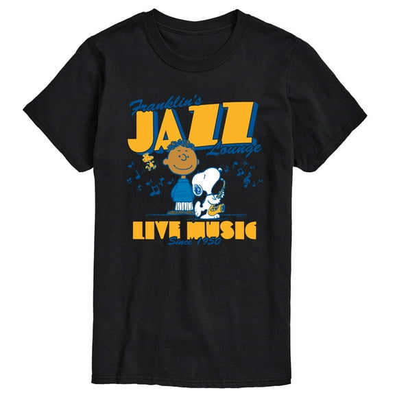 Peanuts - Franklins Jazz Lounge - Men's Short Sleeve Graphic T-Shirt