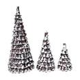 thumbnail image 3 of Wodellrrea Pine Cone Christmas Tree Set, 3 Piece Tabletop Holiday Decoration, Snow Dusted Wooden Tree Centerpieces for Indoor Mantel, Shelf, Dining Table and Rustic Winter Home Decor, 3 of 7