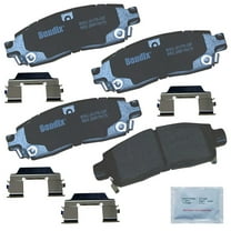 Disc Brake Pad Set Fits select: 2009-2017 CHEVROLET TRAVERSE, 2007-2016 GMC ACADIA