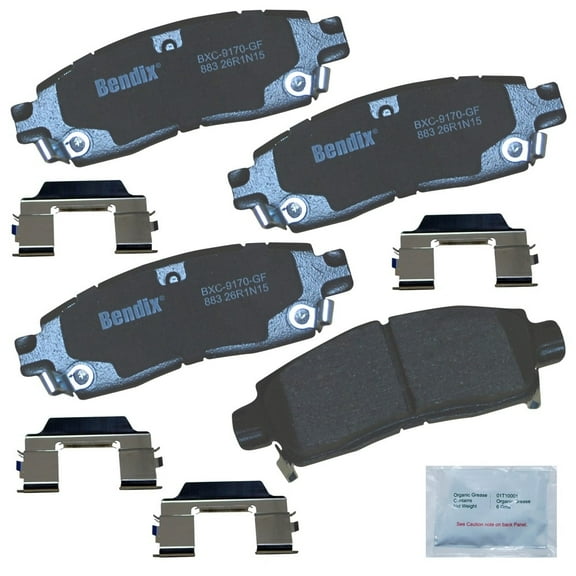 Disc Brake Pad Set Fits select: 2009-2017 CHEVROLET TRAVERSE, 2007-2016 GMC ACADIA