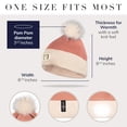 thumbnail image 4 of Gorro HEAD LIGHTZ POM POM con luz LED recargable, 4 of 9