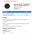 thumbnail image 2 of Expansion Tank Cap - Compatible with 2007 - 2017 Mercedes-Benz S550 2008 2009 2010 2011 2012 2013 2014 2015 2016, 2 of 2