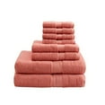 thumbnail image 3 of Madison Park Signature 8-Piece 100 Percent Cotton Towel Set in Coral Pink, 3 of 6