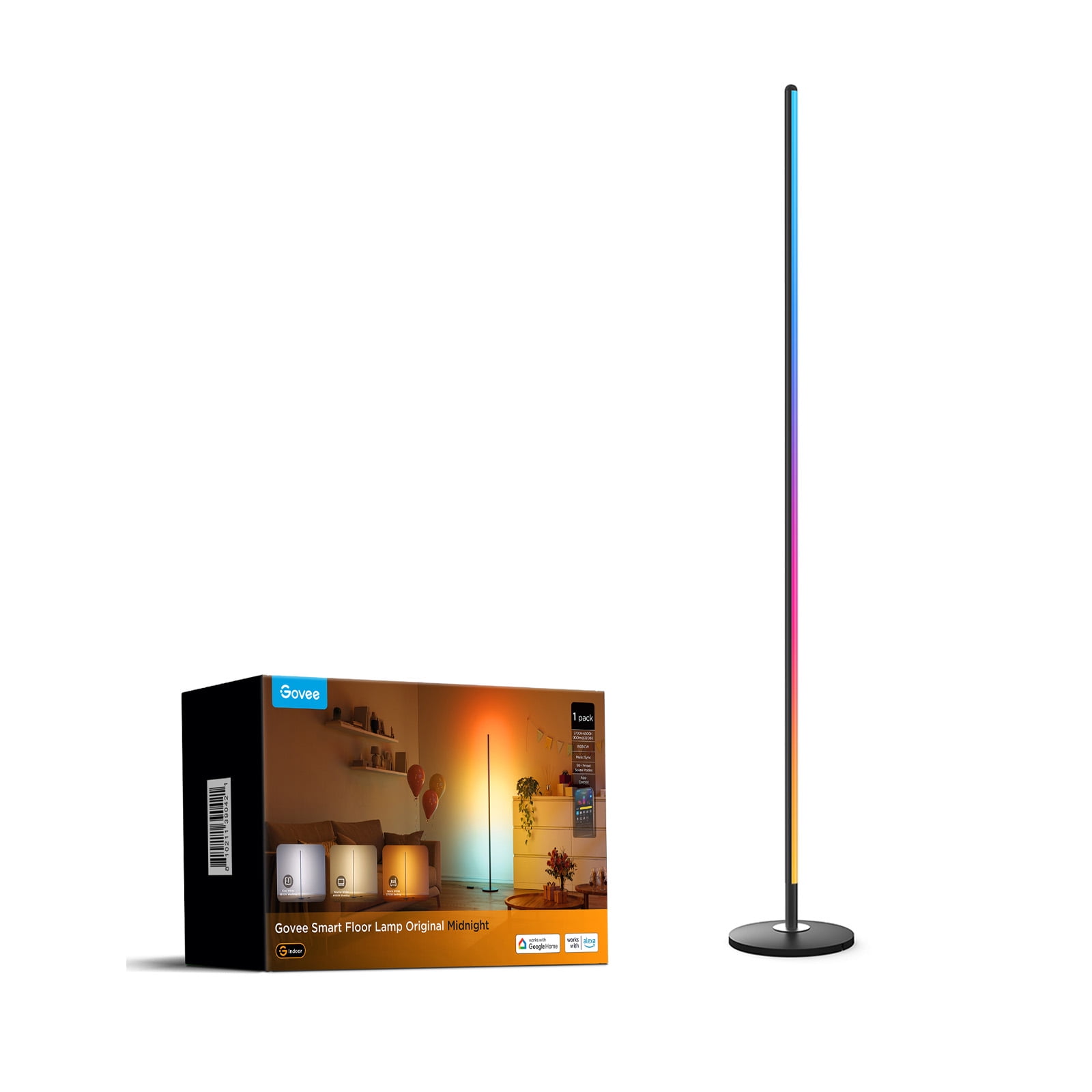 Govee Smart RGBICW Floor Lamp