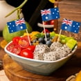 thumbnail image 4 of Country Flag Toothpicks | Cake and Burger Decorative Sticks | Flags for Themed Meals, 4 of 5