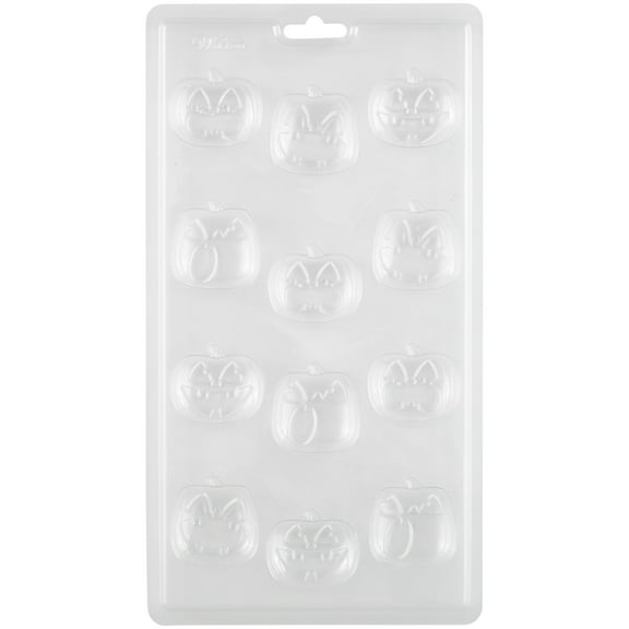 Wilton Halloween Pumpkin Candy Mold, 12-Cavity