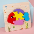 thumbnail image 3 of Juguete Montessori de Rompecabezas de madera Sunnimix Pescado Rompecabezas Montessori, 3 of 8