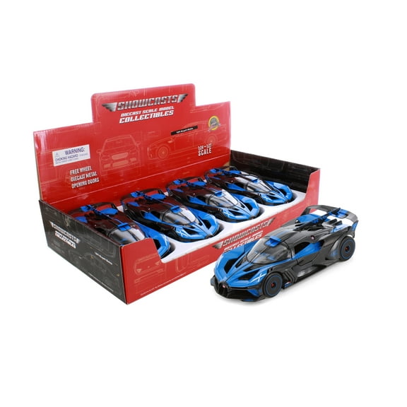 Bugatti Bolide, Blue/Black - Showcasts 37911 - 1/24 Scale Diecast Model Car