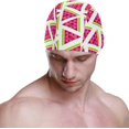thumbnail image 2 of FYBTO Casquette de Natation Triangle Pastèque Unisexe Adulte FYBTO Polyester, 2 of 4
