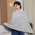 thumbnail image 2 of Funda de lactancia Seejoy 360°, cobertura total, rayón suave, gris, 2 of 7