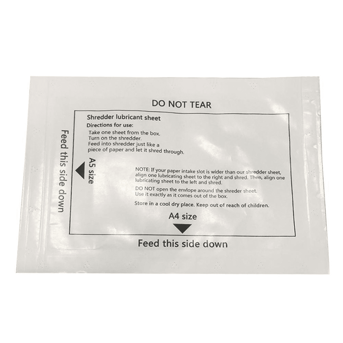 Ativa Shredder Lubricant Sheets, 100 Sheets, Extends Performance