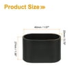 thumbnail image 2 of Uxcell Chair Leg Cap, Oval Non-Slip Floor Protectors Chair Leg Cover 13/16"x1-9/16" 16, 2 of 5