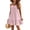Pink, variant on WTOBBY Women's Dress Sleeveless Loose Casual Beach Dress, Chic and Comfortable for Summer Outings, Vacation Style Essential,Black L
