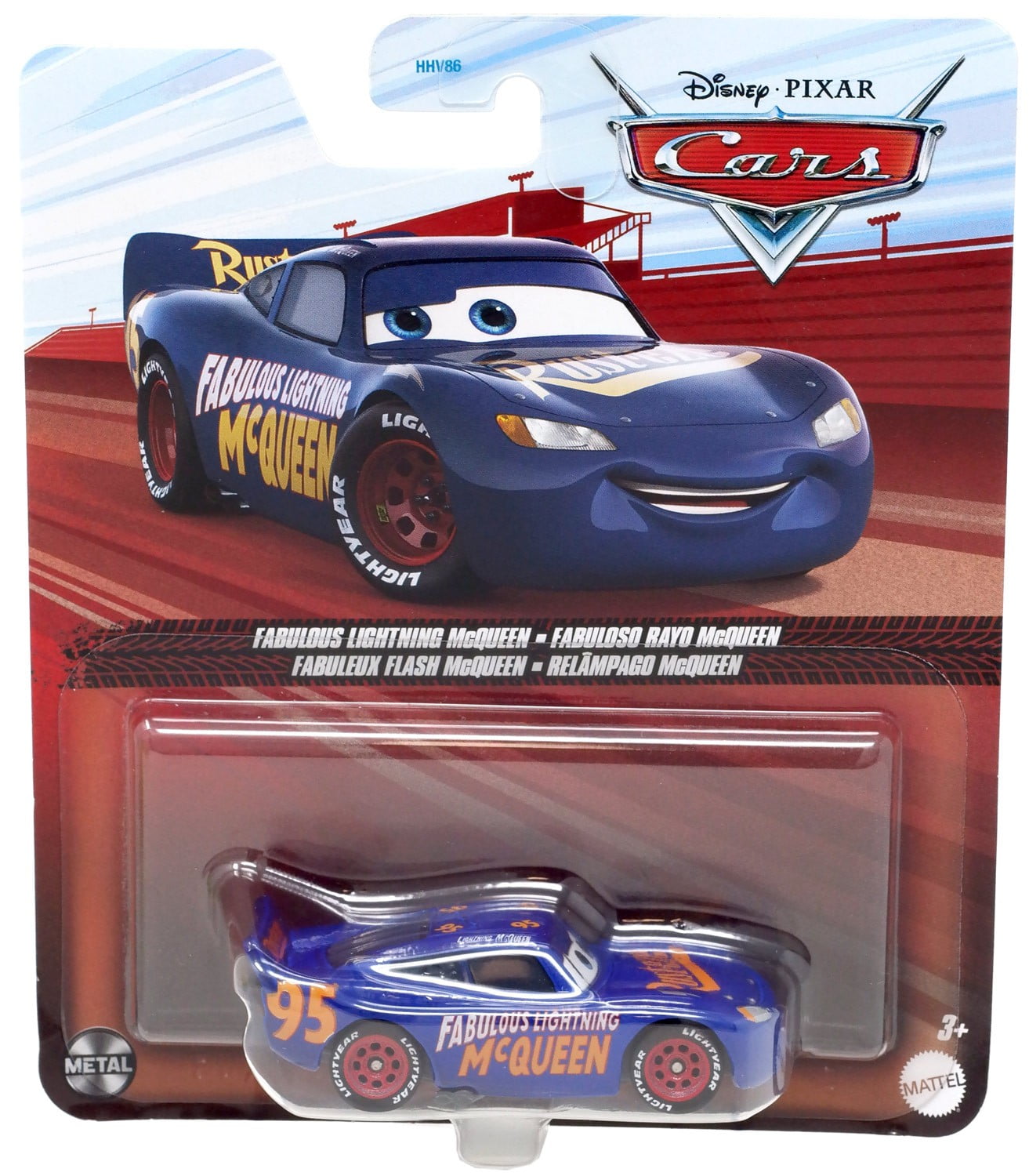 Disney / Pixar Cars Metal Dirt Track Fabulous Hudson Hornet