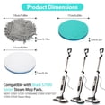 thumbnail image 2 of Kit de mopas Steam & Scrub Frescares S7001 para Shark, 2 of 8