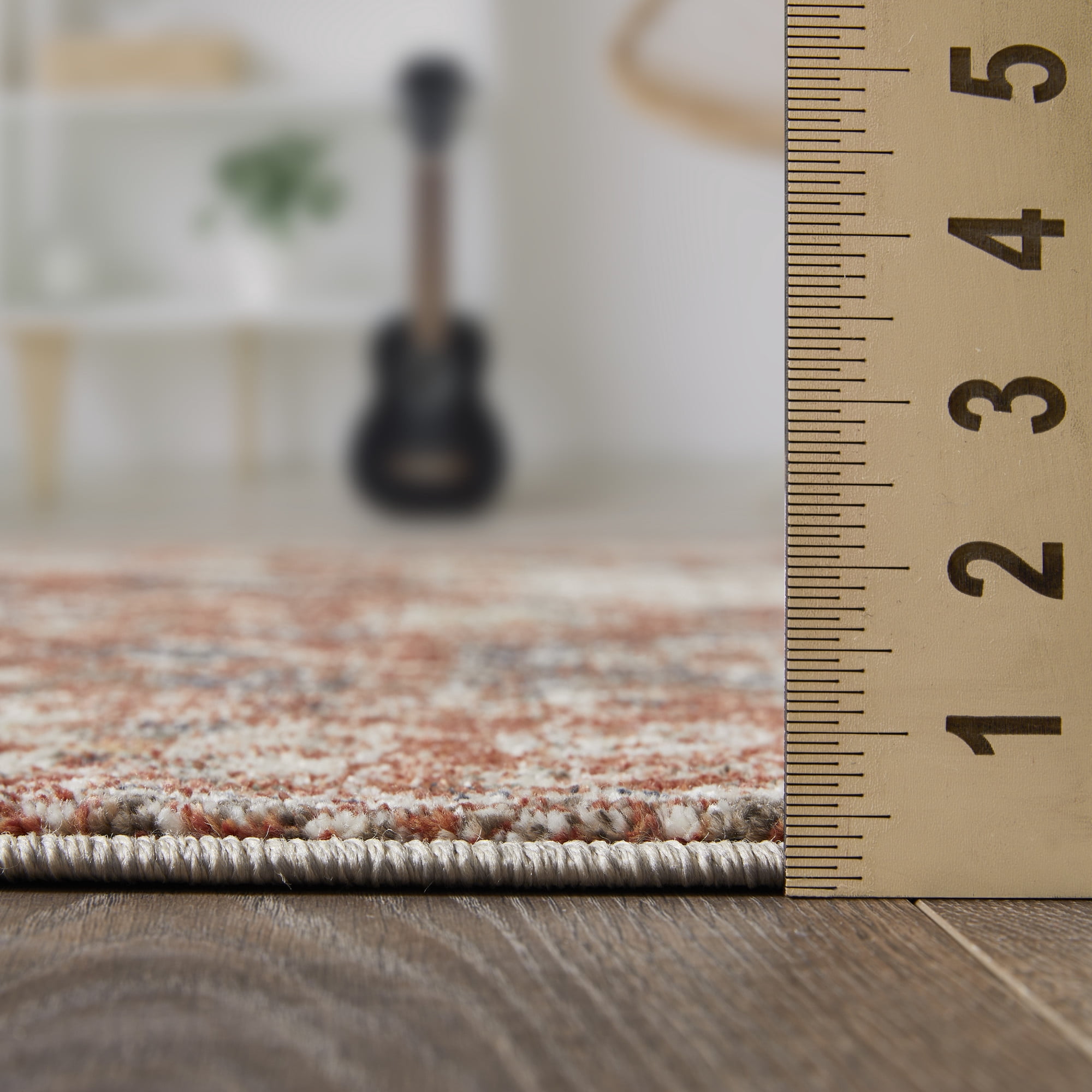 Loomaknoti Malanie Cortni 6' x 9' Red Oriental Indoor Area Rug