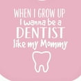 thumbnail image 4 of Inktastic Future Dentist Like Mommy Boys or Girls Baby Bib, 4 of 4