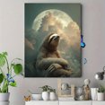 thumbnail image 4 of Qisvanset 12x16 Inch Vintage Couple Kissing Canvas Painting Wall Art, 4 of 5