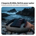 thumbnail image 2 of Abbraccia Chaqueta de neopreno dividida, forro polar, térmica, unisex, fácil de poner, 2 of 6