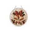thumbnail image 2 of Christmas Diamond Painting Kit Acrylic Christmas Decorations for Home 10 Inch Round Christmas Door Decorations Diy Craft Kit Hanging Ornament Gift for Holiday Hobbyists, 2 of 5