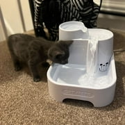 Cat Mate 3-Level, 70 Fl. Oz. Pet Fountain with 3 Stage Filter and Super-Quiet Pump