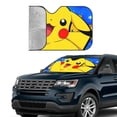 thumbnail image 4 of Windshield Sun Shade Foldable Car Front Window Sunshade For Car Suv Trucks Vans - Best Heat Shield Blocker Visor Cover Blocks Uv Rays And Keeps Your Vehicle Cool-Medium, 4 of 5
