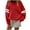 Red, variant on gbyLJF Women's Hoodless Sweatshirts Solid Color Long Sleeve Pullover Blouse Fall Winter Casual Fashion Loose Fit Hoodie
