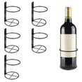 thumbnail image 2 of Wine Wall Holder, 6 Pack Wall Mounted Wine Rack, Metal Wine Bottle Display Holder For Wine Storage, 2 of 5