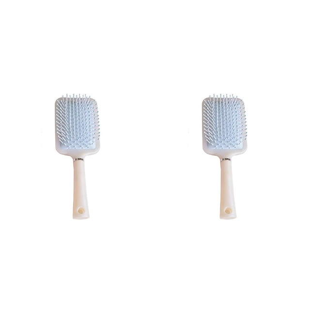 Cepillo para el cabello Soidarity peine de moda azul crema 2piezas