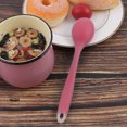 thumbnail image 4 of Silicone Dinner Spoon Long Handle Restaurant Kitchen Dessert Shop Red, 4 of 7